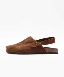 BOSABO(ボサボ)のBOSABO LEE SMU LONGFUR CLOCK BACKSTRAP(その他シューズ)