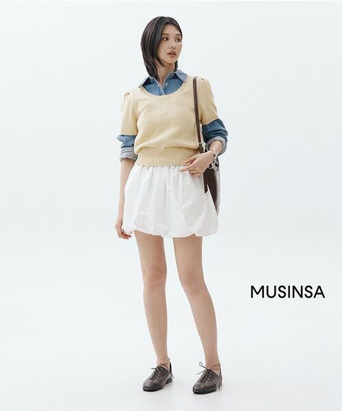 TTUDEMENT(トュードメント)の「BALLOON MINI SKIRT IVORY(スカート・レディース・その他・SMALL/MEDIUM)」の4枚目の写真