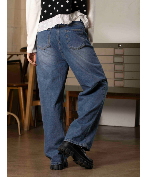 THE GREEN LAB（ザグリーンラボ）の「ポケットディテールデニム [ブルー]（デニムパンツ・レディース・その他・SMALL/MEDIUM）」の21枚目の写真
