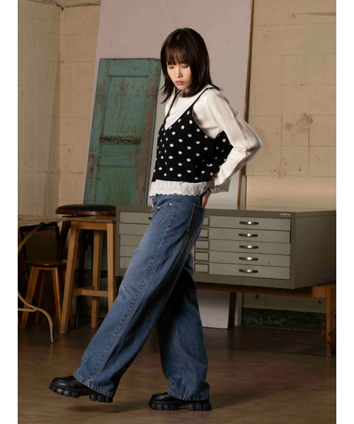 THE GREEN LAB（ザグリーンラボ）の「ポケットディテールデニム [ブルー]（デニムパンツ・レディース・その他・SMALL/MEDIUM）」の22枚目の写真