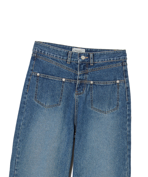 THE GREEN LAB（ザグリーンラボ）の「ポケットディテールデニム [ブルー]（デニムパンツ・レディース・その他・SMALL/MEDIUM）」の15枚目の写真