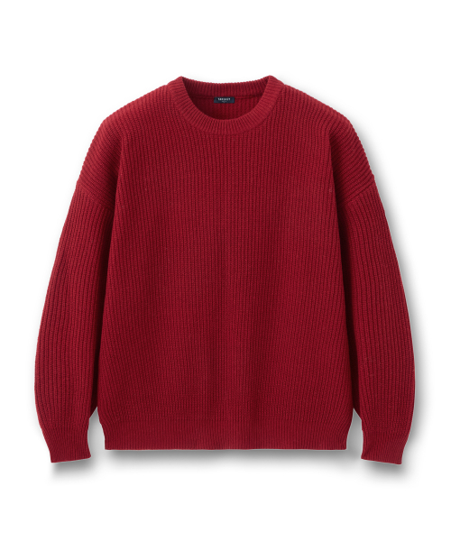TAKEASY(テイクイージー)の「ラムスウールクルーネックオーバーニット(アップル)(ニット/セーター・メンズ・その他・MEDIUM/LARGE/SMALL)」の6枚目の写真