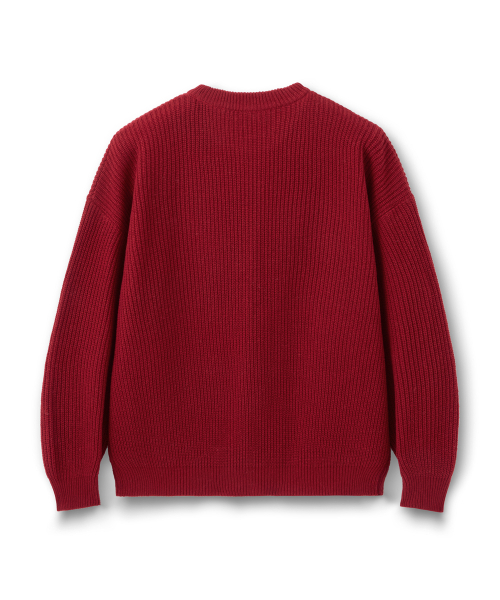TAKEASY(テイクイージー)の「ラムスウールクルーネックオーバーニット(アップル)(ニット/セーター・メンズ・その他・MEDIUM/LARGE/SMALL)」の7枚目の写真