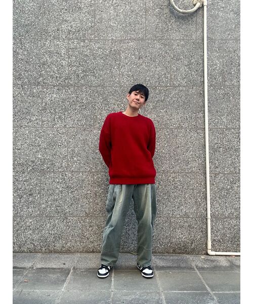 TAKEASY(テイクイージー)の「ラムスウールクルーネックオーバーニット(アップル)(ニット/セーター・メンズ・その他・MEDIUM/LARGE/SMALL)」の13枚目の写真
