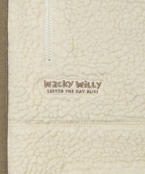 Wacky WiLLy(ワッキーウィリー)の「リバーシブルフリースベストブラウン(ベスト・レディース・その他・SMALL/MEDIUM/LARGE/X-LARGE)」の6枚目の写真
