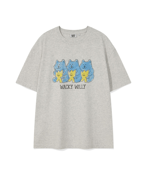 Wacky WiLLy(ワッキーウィリー)の「ベアプリント半袖Tシャツライトグレー(Tシャツ/カットソー・レディース・その他・X-LARGE/SMALL/MEDIUM/LARGE)」の10枚目の写真