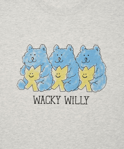 Wacky WiLLy(ワッキーウィリー)の「ベアプリント半袖Tシャツライトグレー(Tシャツ/カットソー・レディース・その他・X-LARGE/SMALL/MEDIUM/LARGE)」の7枚目の写真