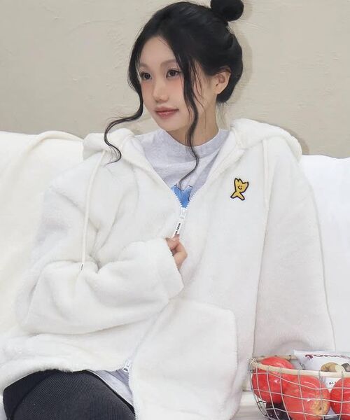 Wacky WiLLy(ワッキーウィリー)の「ベアプリント半袖Tシャツライトグレー(Tシャツ/カットソー・レディース・その他・X-LARGE/SMALL/MEDIUM/LARGE)」の4枚目の写真