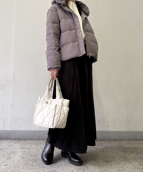 ikka（イッカ）の「ベロアツイルラップフウスカーチョ（その他パンツ・レディース・カーキ/ベージュ/チャコール・M/L/S）」の11枚目の写真