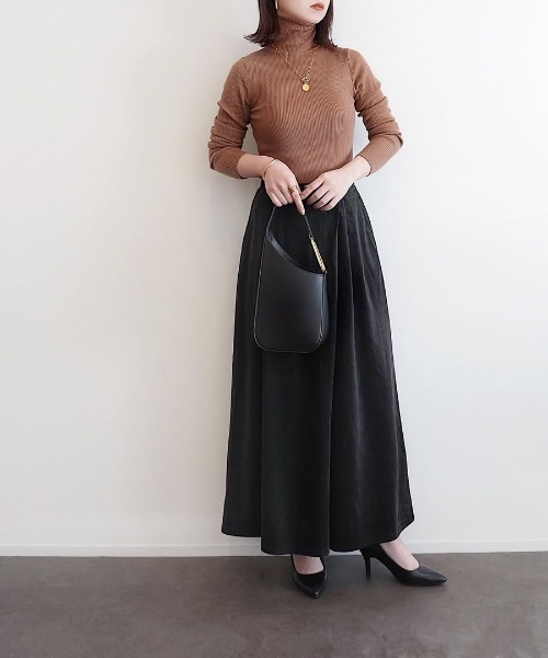 ikka（イッカ）の「ベロアツイルラップフウスカーチョ（その他パンツ・レディース・カーキ/ベージュ/チャコール・M/L/S）」の6枚目の写真