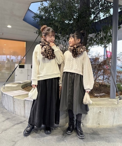 ikka（イッカ）の「ベロアツイルラップフウスカーチョ（その他パンツ・レディース・カーキ/ベージュ/チャコール・M/L/S）」の9枚目の写真