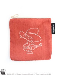 TOM&JERRY（トムアンドジェリー）の「【公式】TOM and JERRY　フロッキー配色フラットポーチ（ポーチ）」