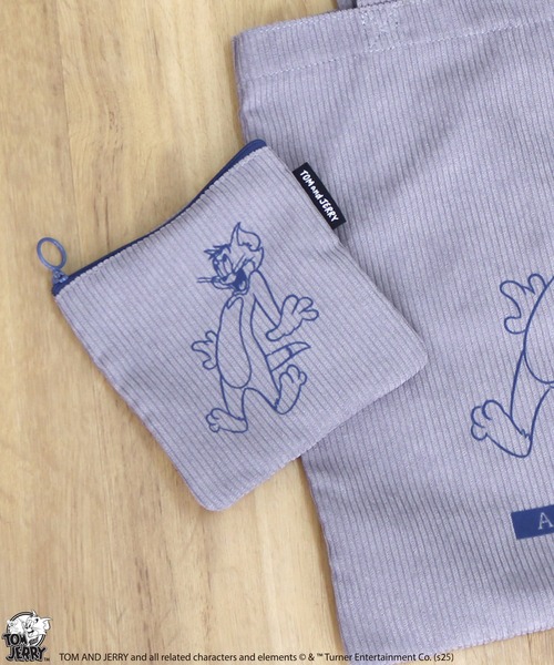 Tom＆Jerry（トムアンドジェリー）の「【公式】TOM and JERRY　フロッキー配色フラットポーチ（ポーチ・レディース・グレー/カーキ/アイボリー/ブラウン/レッド/イエロー・FREE）」の18枚目の写真