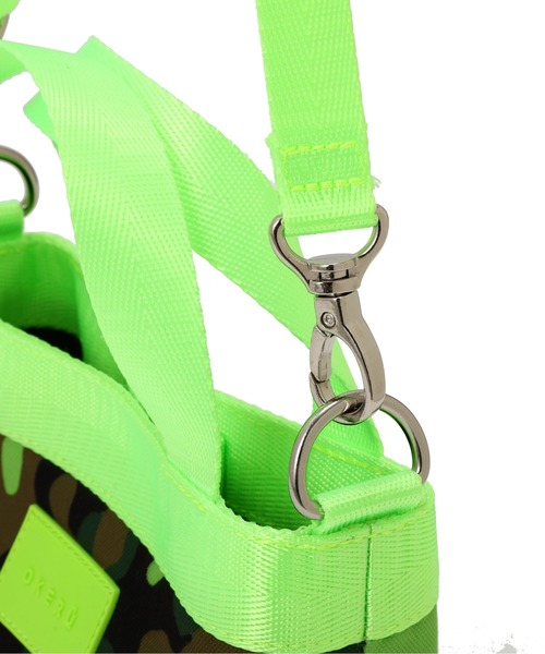 OKERU（オケル）の「OKERU/オケル/別注TYPE-C mini NEON CAMO/RF（ショルダーバッグ・レディース・イエロー・FREE）」の5枚目の写真