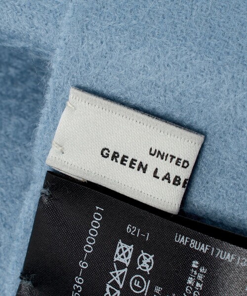 green label relaxing（グリーンレーベルリラクシング）の「カシミヤ マフラー（マフラー・レディース・オフホワイト/ライトブルー/ライトグレー/イエロー・FREE）」の12枚目の写真