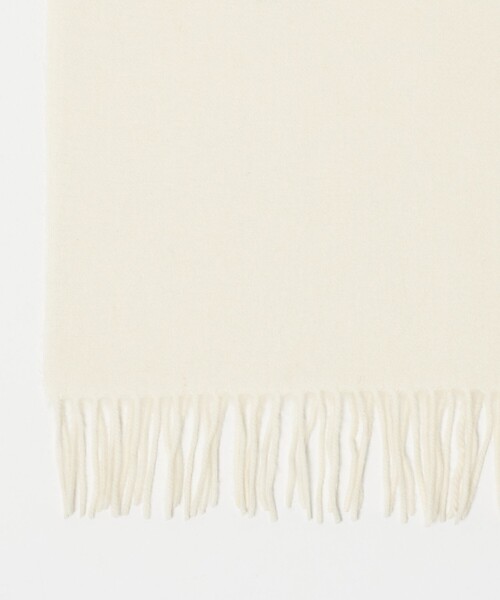 green label relaxing（グリーンレーベルリラクシング）の「カシミヤ マフラー（マフラー・レディース・オフホワイト/ライトブルー/ライトグレー/イエロー・FREE）」の15枚目の写真