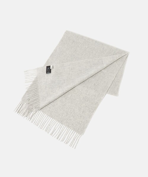 green label relaxing（グリーンレーベルリラクシング）の「カシミヤ マフラー（マフラー・レディース・オフホワイト/ライトブルー/ライトグレー/イエロー・FREE）」の17枚目の写真