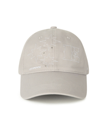 ESCAPEFROM（エスケープフロム）の「スタEロゴストーンポイントボールキャップベージュ（キャップ）」