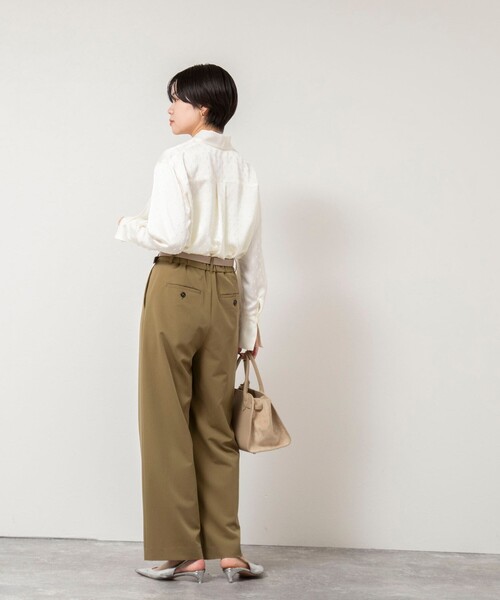 NOLLEY’S Sophi(ノーリーズソフィ)の「ウォッシャブルサテンドビーボウタイブラウス(シャツ/ブラウス・レディース・オフホワイト/ブラック・38)」の13枚目の写真