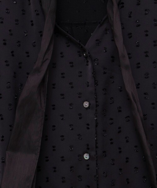 NOLLEY’S Sophi(ノーリーズソフィ)の「ウォッシャブルサテンドビーボウタイブラウス(シャツ/ブラウス・レディース・オフホワイト/ブラック・38)」の22枚目の写真