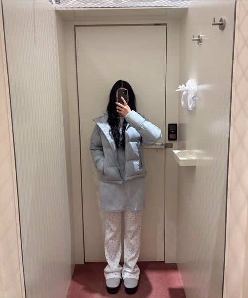 Rest&Recreation(レストアンドレクリエーション)の「HAIRY HOOD KNIT DRESS - LIGHT BLUE(ワンピース・レディース・その他・ONE)」の2枚目の写真