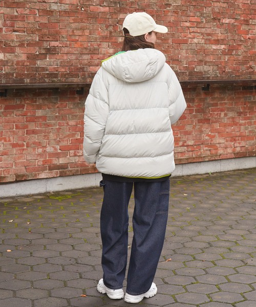 NANGA（ナンガ）の「NANGA/ナンガ Light Weight Playland Down Jacket 軽量 ライトウエイトプレイランド ダウンジャケット（ダウンジャケット/コート・メンズ・チャコール/レッド/ブラック/グレイッシュベージュ・S/M/L/XL）」の11枚目の写真