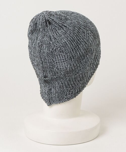 Ray BEAMS（レイビームス）の「RACAL DamageM/B（ハット・レディース・ブラック/オフホワイト/サックスブルー・ONE SIZE）」の4枚目の写真