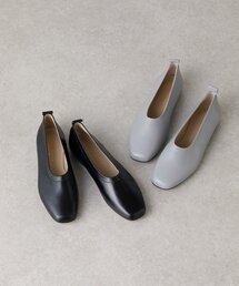 BEARDSLEY | 《CORSO ROMA 9》レザーフラットシューズ(パンプス)