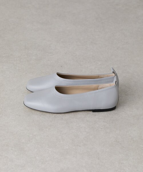 BEARDSLEY(ビアズリー)の「《CORSO ROMA 9》レザーフラットシューズ(パンプス・レディース・ブラック/グレー・35/36/37/38/39)」の8枚目の写真