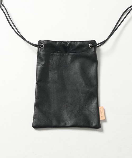 RAGEBLUE（レイジブルー）の「KINCHAKU BAG（ショルダーバッグ・メンズ・ベージュ/ブラック・FREE）」の3枚目の写真