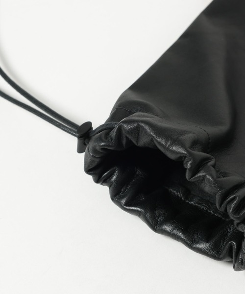 RAGEBLUE（レイジブルー）の「KINCHAKU BAG（ショルダーバッグ・メンズ・ベージュ/ブラック・FREE）」の6枚目の写真