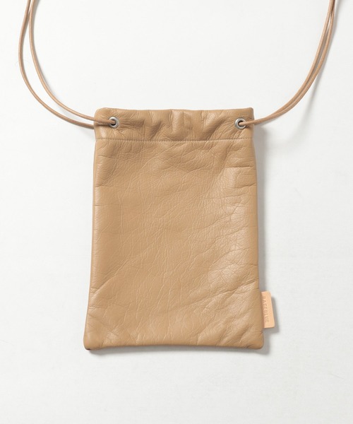 RAGEBLUE（レイジブルー）の「KINCHAKU BAG（ショルダーバッグ・メンズ・ベージュ/ブラック・FREE）」の7枚目の写真