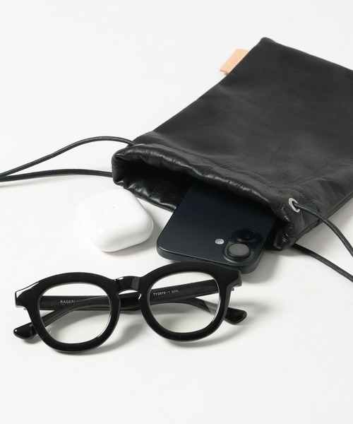 RAGEBLUE（レイジブルー）の「KINCHAKU BAG（ショルダーバッグ・メンズ・ベージュ/ブラック・FREE）」の11枚目の写真