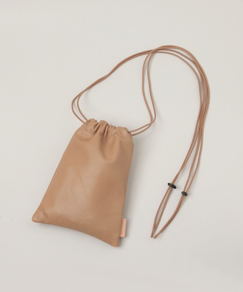 RAGEBLUE（レイジブルー）の「KINCHAKU BAG（ショルダーバッグ・メンズ・ベージュ/ブラック・FREE）」の13枚目の写真