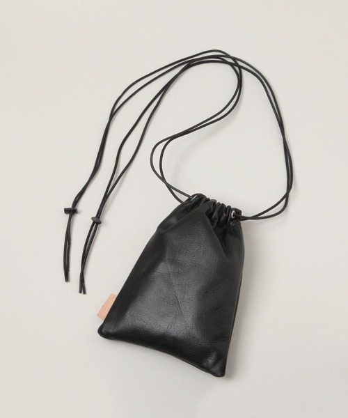 RAGEBLUE（レイジブルー）の「KINCHAKU BAG（ショルダーバッグ・メンズ・ベージュ/ブラック・FREE）」の14枚目の写真