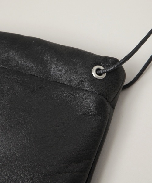 RAGEBLUE（レイジブルー）の「KINCHAKU BAG（ショルダーバッグ・メンズ・ベージュ/ブラック・FREE）」の15枚目の写真