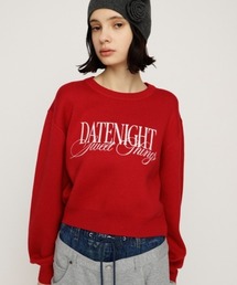 FRONT LOGO KNIT TOPS フロントロゴ ニット トップス 秋服 冬服