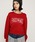 SLY�i�X���C�j�́uFRONT LOGO KNIT TOPS �t�����g���S �j�b�g �g�b�v�X �H�� �~���i�j�b�g/�Z�[�^�[�j�v�b���b�h