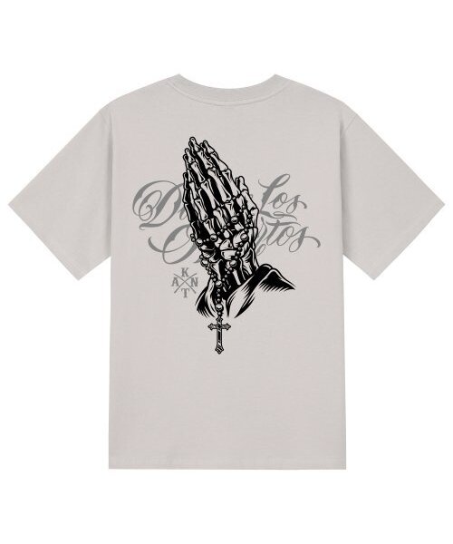 KAN6312(カン6312)の「KTC0117 エモン 半袖Tシャツ - ベージュ(Tシャツ/カットソー・メンズ・その他・SMALL/MEDIUM/LARGE/X-LARGE)」の1枚目の写真