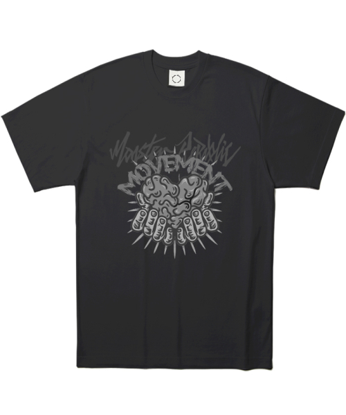 MONSTER REPUBLIC(モンスターリパブリック)の「マイハート グレーTシャツ ブラック(Tシャツ/カットソー・レディース・その他・MEDIUM/SMALL/X-LARGE/LARGE)」の1枚目の写真