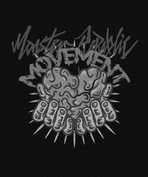 MONSTER REPUBLIC(モンスターリパブリック)の「マイハート グレーTシャツ ブラック(Tシャツ/カットソー・レディース・その他・MEDIUM/SMALL/X-LARGE/LARGE)」の2枚目の写真