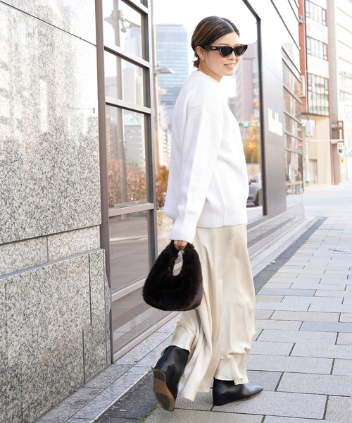 シルクサテンスカート（スカート）｜Deuxieme Classe（ドゥーズィエム