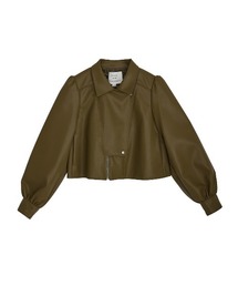 Ameri（アメリ）の「LADY GATHER RIDERS JACKET（ライダースジャケット