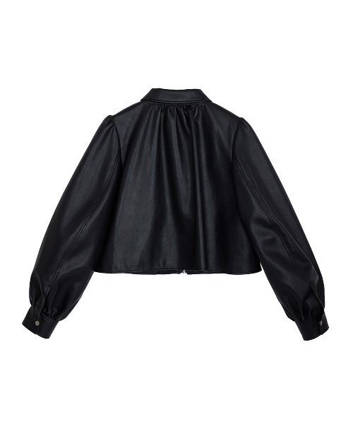LADY GATHER RIDERS JACKET(ライダースジャケット)|Ameri LADY GATHER RIDERS JACKET(ライダースジャケット)|Ameri