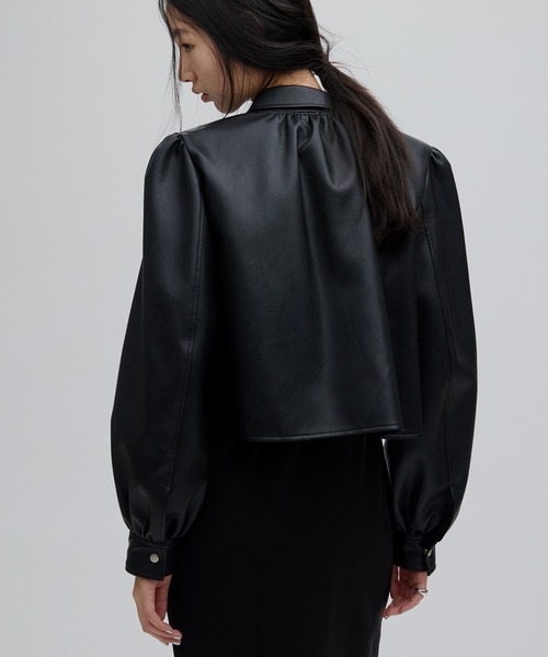 LADY GATHER RIDERS JACKET（ライダースジャケット）｜Ameri（アメリ