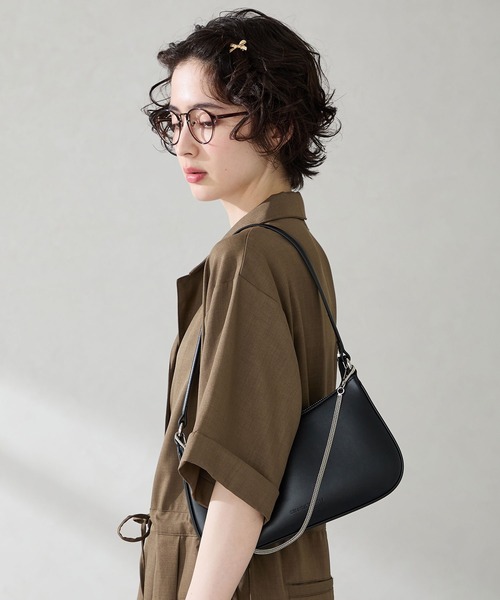 MISCH MASCH(ミッシュマッシュ)の「ハーフムーン ハンドバッグ(ハンドバッグ・レディース・ブラック/ブルー/キャメル・フリ-)」の5枚目の写真