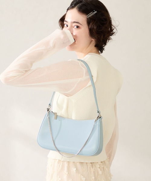 MISCH MASCH(ミッシュマッシュ)の「ハーフムーン ハンドバッグ(ハンドバッグ・レディース・ブラック/ブルー/キャメル・フリ-)」の11枚目の写真