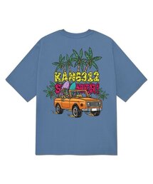 KGTN0209 サーフィンキラー 20番手 半袖Tシャツ ブルー