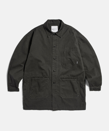 Washed Doctor Jacket Dark Grey