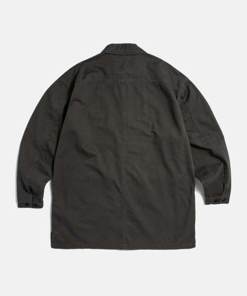ESPIONAGE(エスピオナジ)の「Washed Doctor Jacket Dark Grey(ミリタリージャケット・レディース・その他・MEDIUM/LARGE/X-LARGE)」の2枚目の写真